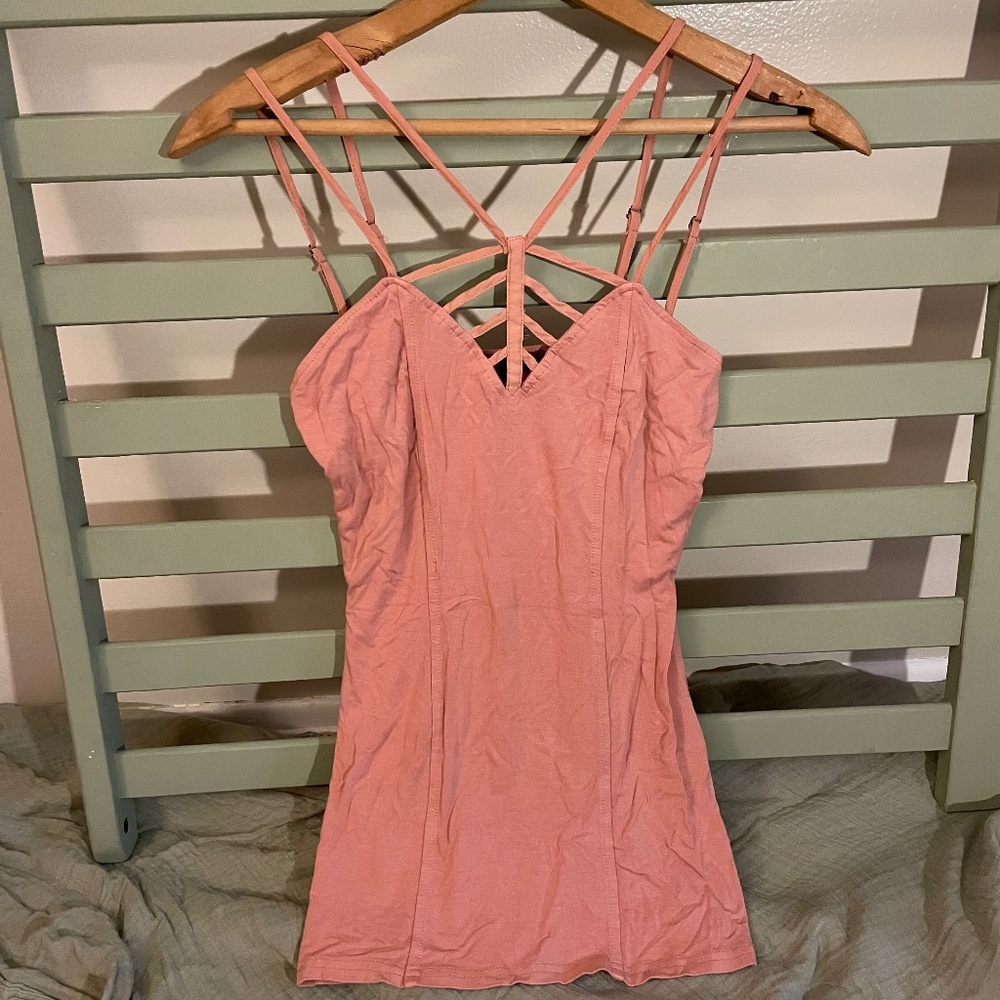 Red by BKE - Strappy Pink Tank